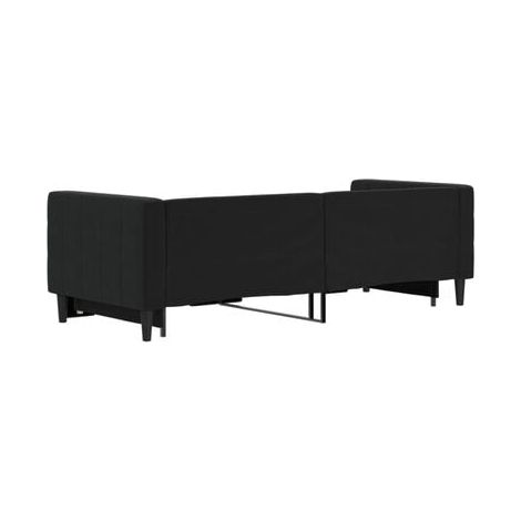 Lit de jour avec lit gigogne (matelas non inclus) 80 × 200 cm, meuble de chambre, design contemporain, montage facile (1/5)