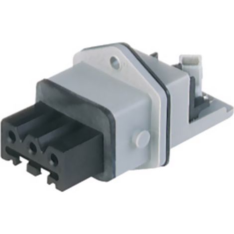 Hirschmann 932 142-106-1 Netz-Steckverbinder STAKEI Buchse, Einbau vertikal Gesamtpolzahl: 3 + PE 16