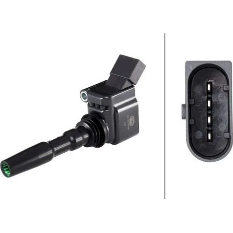 Bobine d'allumage Hella 5DA 193 175-951 AUDI 04C 905 110 A 04C 905 110 B