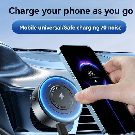 Neue Autotelefonhalterung mit doppelseitiger magnetischer Halterung für das Autonavigationssystem und Hightech-Vakuumadsorption. (1/4)