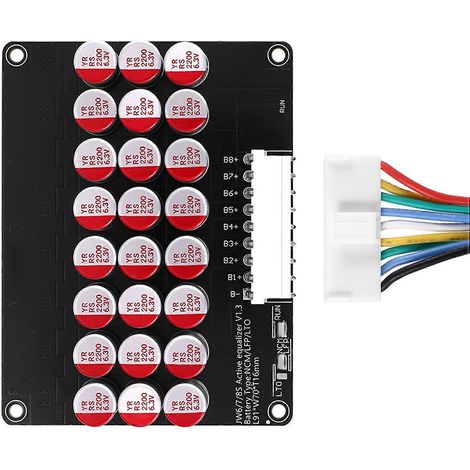 Équilibreur de groupe complet 8S 5A pour batterie lithium-ion LiFePO4 active, condensateur de transfert d'énergie, BMS B (1/5)