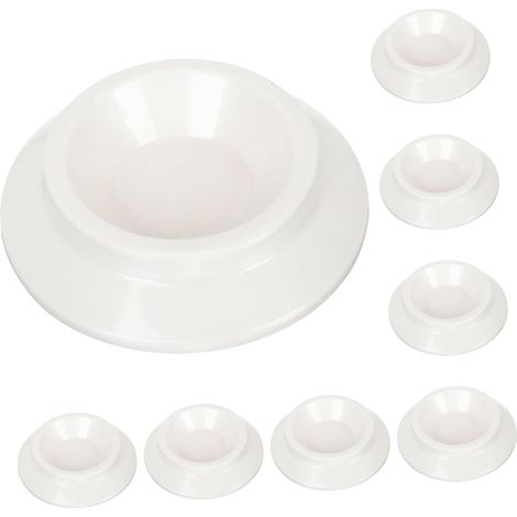 INOOMP 8 Patins antidérapants transparents pour pieds de piano droit (1/5)