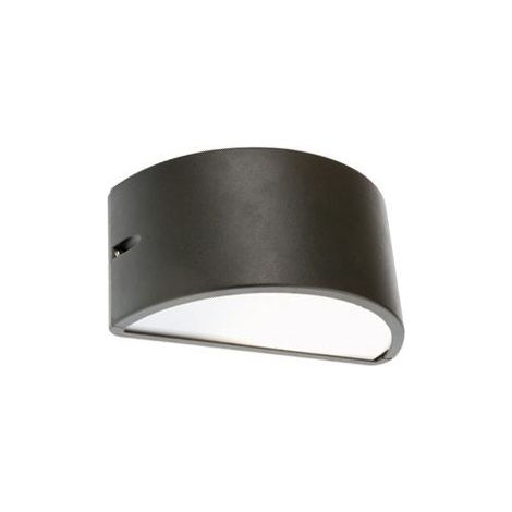 Sovil applique plafonnier Umbe 60W E27 gris type ouvert cm25x12x13,2 (1/4)