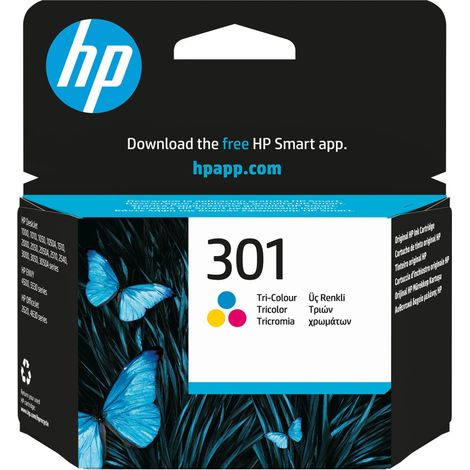 HP Cartucho de tinta original 301 Tri-color