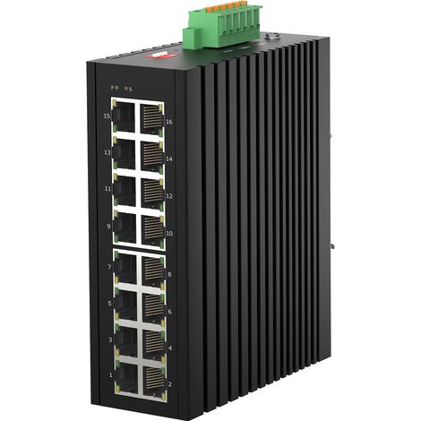 Switch Ethernet RS PRO, 16 ports, RJ-45 ( Prix pour 1 )