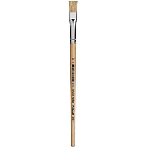Pelikan 721431 - Pennello con setole normali e Uws con setole 613F, misura 12, 1 pezzo