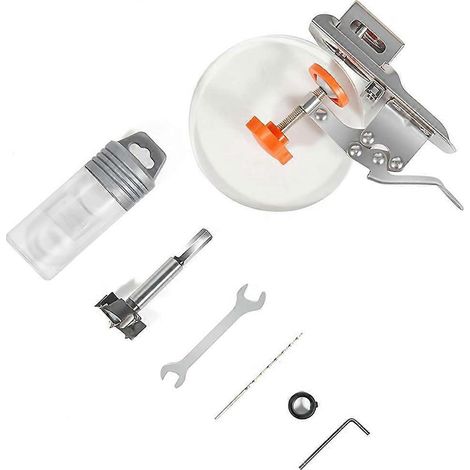 Set mit Schablone für verdeckte Scharniere, Werkzeug zur Montage von Türscharnieren für 0 bis 30 mm Scharniere (1/5)