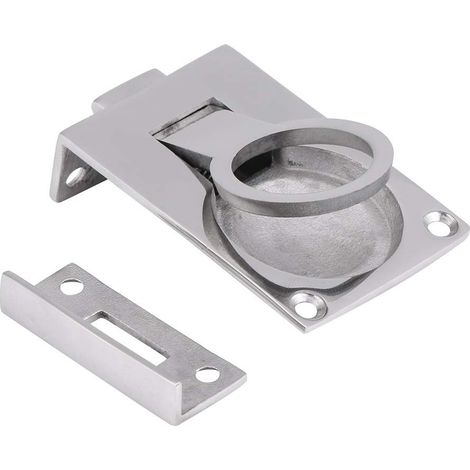 Yctze für Lukengriffe, 2 Stück Bootslukengriffe, 57 40 mm 316 Edelstahl Ringgriff, bündig einrastend, Luke, Schrank, Zuggriff mit Klemmschlitz für Boote. (1/5)