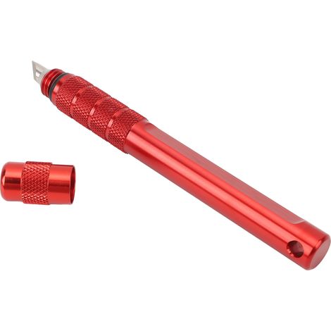 Outil de nettoyage des rainures de clubs de golf, affûteur professionnel pour clubs, wedges et fers, pour l'affûtage et le nettoyage des rainures, rouge (1/5)
