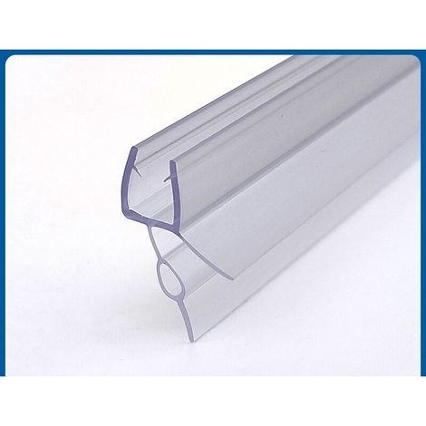 Joint d’étanchéité pour porte de douche en verre 8 mm – 70 cm – droit ou courbe – compatible cabine pliable et barrière (1/4)