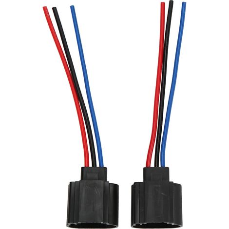 H13 prise femelle 4AWG connecteur de faisceau de câblage remplacement pour ampoules de phares (1/5)
