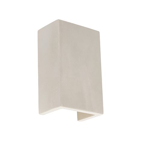 QAZQA Appliques concrete - Industriale - Pietra/calcestruzzo - Grigio - Allungato Max. 1 x Watt (1/4)