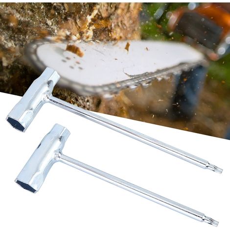 2-teiliger Zündkerzenschlüssel-Steckschlüssel T27 für STIHL TS400 TS350 TS360 (1/5)
