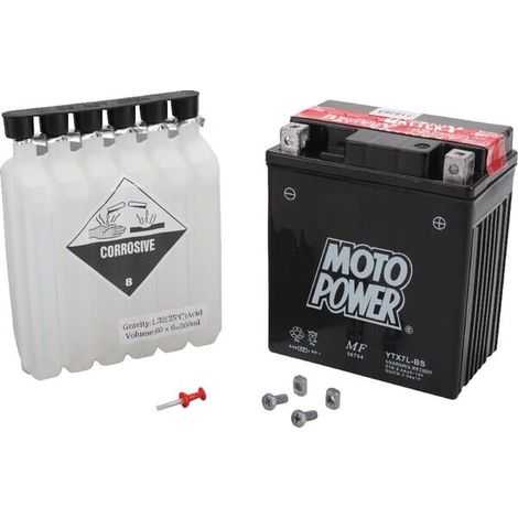 Batteria 12V 6Ah 90A sigillata UNIVERSALE YTX7LBSKR