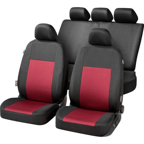 Housses de sièges Belmont noir/rouge kit complet (1/5)