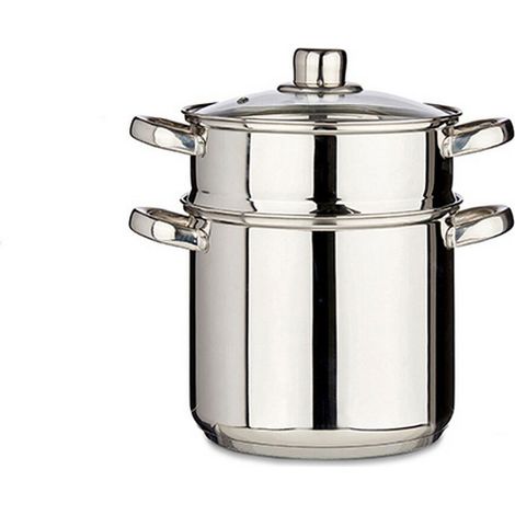 OLLA AL VAPOR INOXIDABLE 6 LITROS