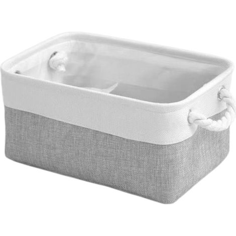 Scatola portaoggetti in cotone e lino spessi, con baihui Design-L
