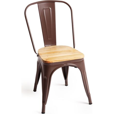 Sillas Comedor - Silla Torix Madera Natural - Marrón (1/5)