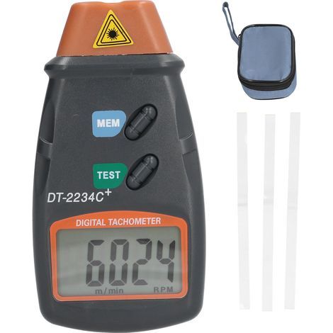 DT2234C + Digital Tachometer High-precision complex non-contact speed tachometer for engine rotation (1/5)