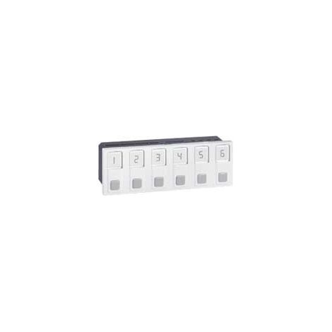 Bloc d'appel 6 directions Mosaic 6 modules alimentation incorporée 127V ou 230V 50Hz ou 60Hz LEGRAND 076655 (1/2)