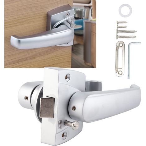 Fournitures pour camping-cars et bateaux : serrures de porte, serrures à double sens, serrures de porte de salle de bain adaptées aux panneaux de porte d'une épaisseur de 12 à 15 mm (1/5)