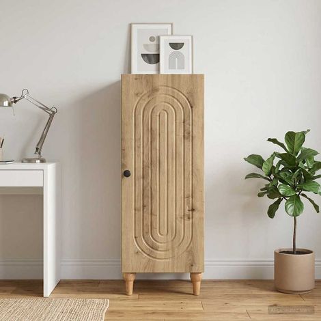 Aparador Roble artisan 33 x 34,5 x 90 cm Madera de Ingeniería (1/4)