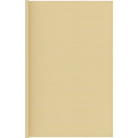 Tapis de tente Terrasse Salon Cuisine - Tapis de jardin 300x600 cm Beige BV691173 - BonneVie (1/4)
