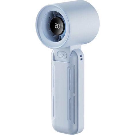 1 Mini ventilateur, pliable, USB-C, affichage LED, 5 vitesses, voyage (1/5)