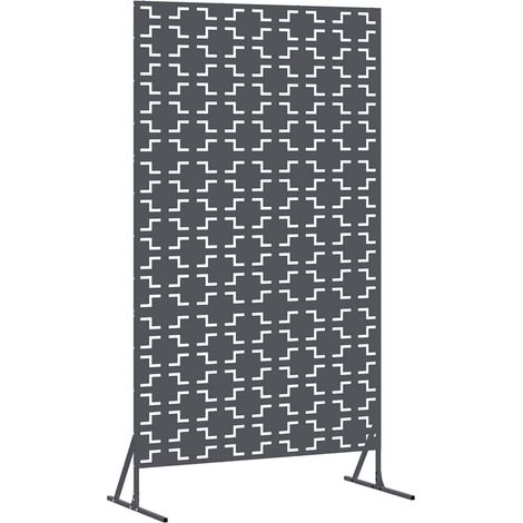 Maison Exclusive - Sichtschutz Anthrazit 100 x 50 x 180 cm Stahl