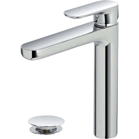 Waschtisch Einhandarmatur Hoch Chrom "Kreo"