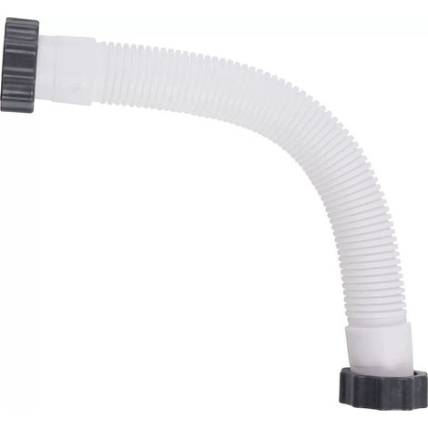 Tuyau de rechange pour pompe de piscine Intex 1,5 po de diamètre Tuyau de remplacement pour piscines hors sol （Blanc 0,4 m / 1,3 pi）