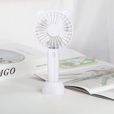 Mini Portable Ventilateur Bureau Usb Ventilateur 3 Vitesse Reglable Mini Usb Fan Personnelle Rechargement A Piles Petit (1/3)