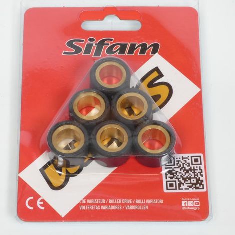 sifam variator roller roller für roller mbk 125 mw tryptik 3-rad (1/2)