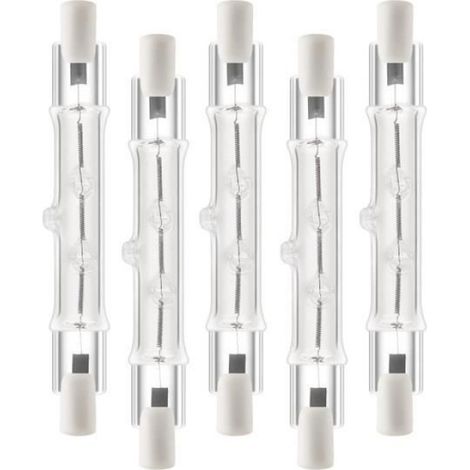 Ampoule R7S - 118 Mm - 300 W - 230 V - Dimmable - Pour Éclairage Paysager - Lot De 5 (1/4)