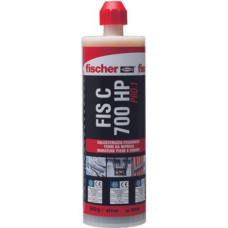 ANCORANTE CHIMICO IN RESINA PER CALCESTRUZZO E MURATURA FISCHER FIPC700 HP-PRO