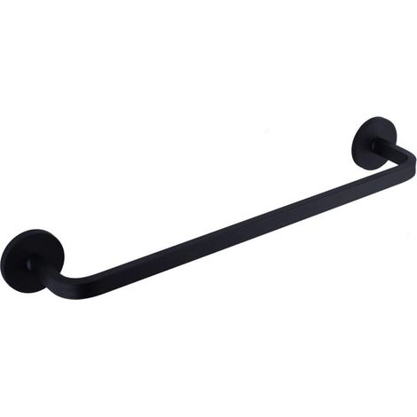Portasciugamani magnetico per frigorifero - Gancio magnetico per asciugamani compatibile con frigorifero, fornello, forno, lavastoviglie, lavello e lavatrice - Nero (1 pezzo) (1/4)