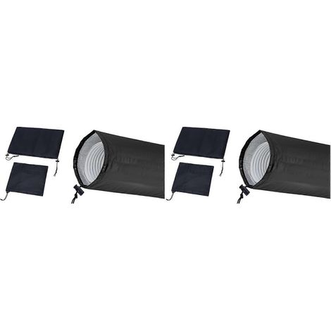 Lot de 4 manchons isolants pour tuyaux de climatisation, manchons isolants en feuille d'aluminium à 4 couches améliorés, compatibles avec les tuyaux de 5 et 5,9 pouces. (1/5)