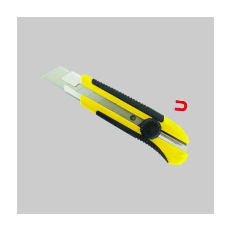 CUTTER PROFESSIONALE METRICA 'RUBBER TOUCH' 25 mm