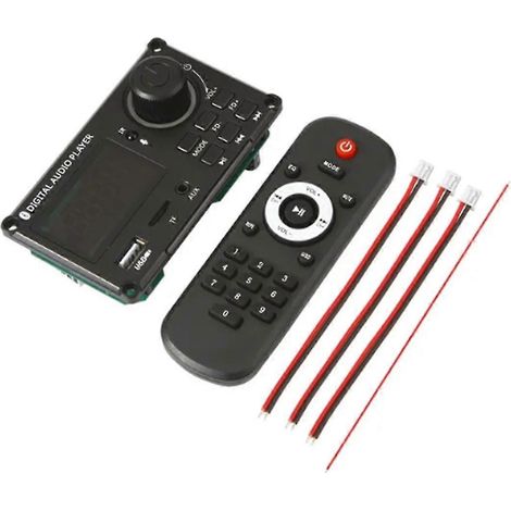 Carte de décodage MP3 à monter soi-même avec amplificateur 50W, Bluetooth 5.0, alimentation CC 8-24V, autoradio, USB, FM, entrée auxiliaire. (1/5)