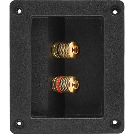 Componenti acustici per diffusori HiFi: scatola di connessione per cavi con terminali in rame a 2 pin. (1/5)