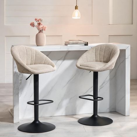 Tabouret de bar réglable de 62 à 82 cm 53,5 x 46 x 103 cm (1/5)
