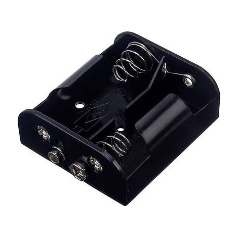 TRU COMPONENTS BH-221B Support de pile 2x LR14 (C) raccordement par empreinte pile 9V X671551 (1/2)