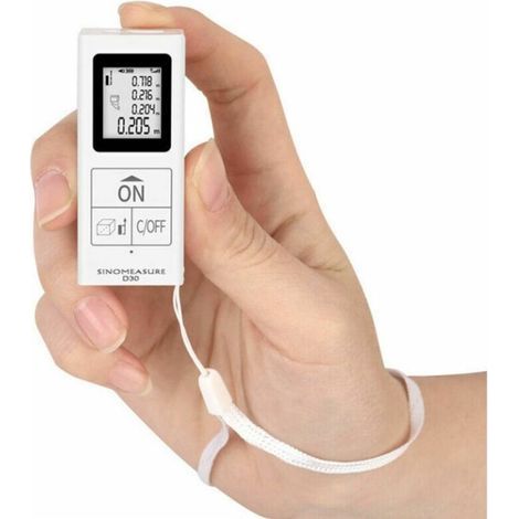 Portable Laser Distance Meter, Mini Digital Rechargeable Infrared Distance Meter, Home Use Distance Meter Tool 25M, 1 pcs (1/5)