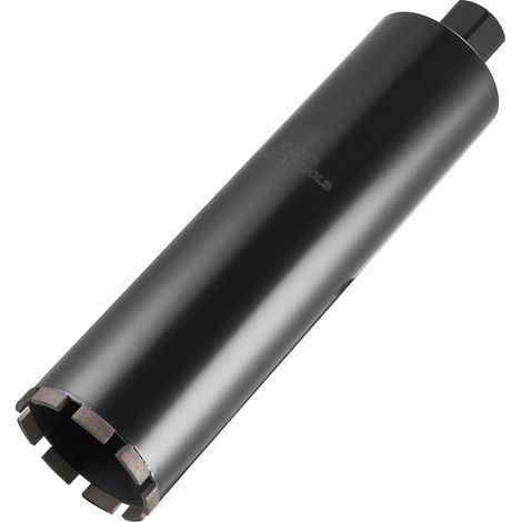 Foret Diamant pour Carotteuse, Couronne de Carottage Humide Diamètre 102 mm et Profondeur de Perçage 356 mm, Trépan avec Filetage Intérieur 1-1/4 po-7 32 mm-7, pour Béton Armé Maçonnerie (1/5)