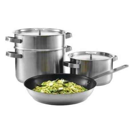 AEG A4SS set pentole 4 pezzi RVS (1/3)