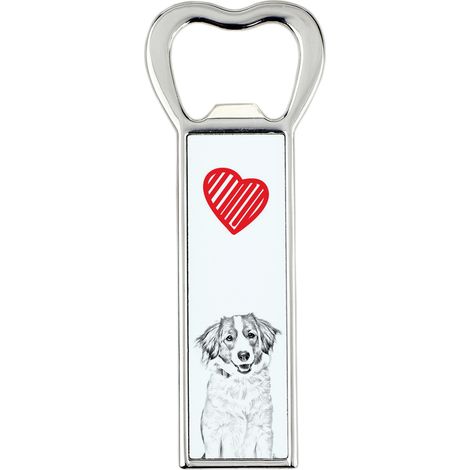 Kooikerhondje - un apribottiglie con un cane, un apri-frigo personalizzato, un regalo unico per uomo di Art-Dog (1/5)