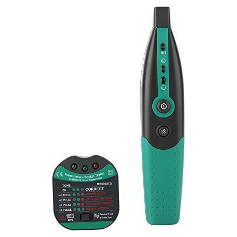 MS5902 Outil de détection et de test automatique de prises de disjoncteurs - Testeur de prises de disjoncteurs électriques (prise UE) (1/5)