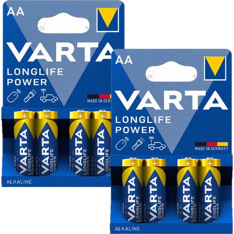 Linterna LED Varta LL Power con pilas AA alcalinas LR06 (paquete de 4) (1/5)