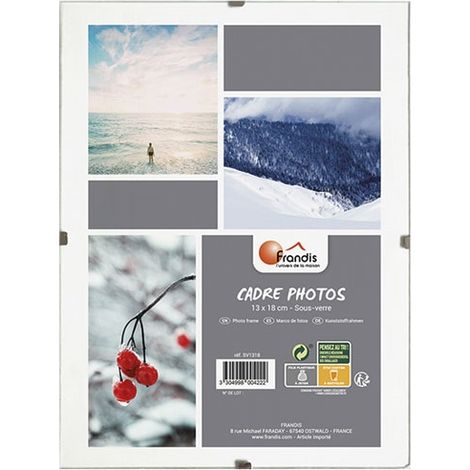 Cornice con vetro 13x18 cm - Frandis