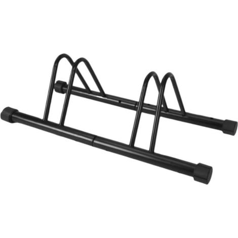 Support de vélo extérieur en métal, support de rangement pour vélo, support de stationnement pour vélo pour garage ou abri de jardin (2 stations de vélo) (1/5)